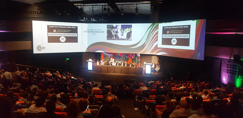 Tradução simultânea para o Congresso de Oftalmologia USP 2019